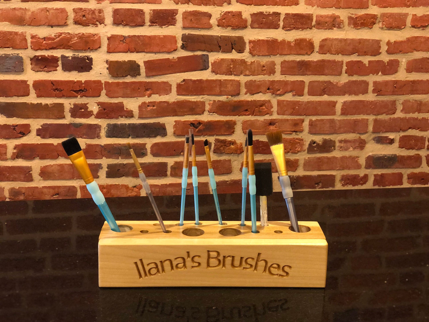 Personalized Brush Holder