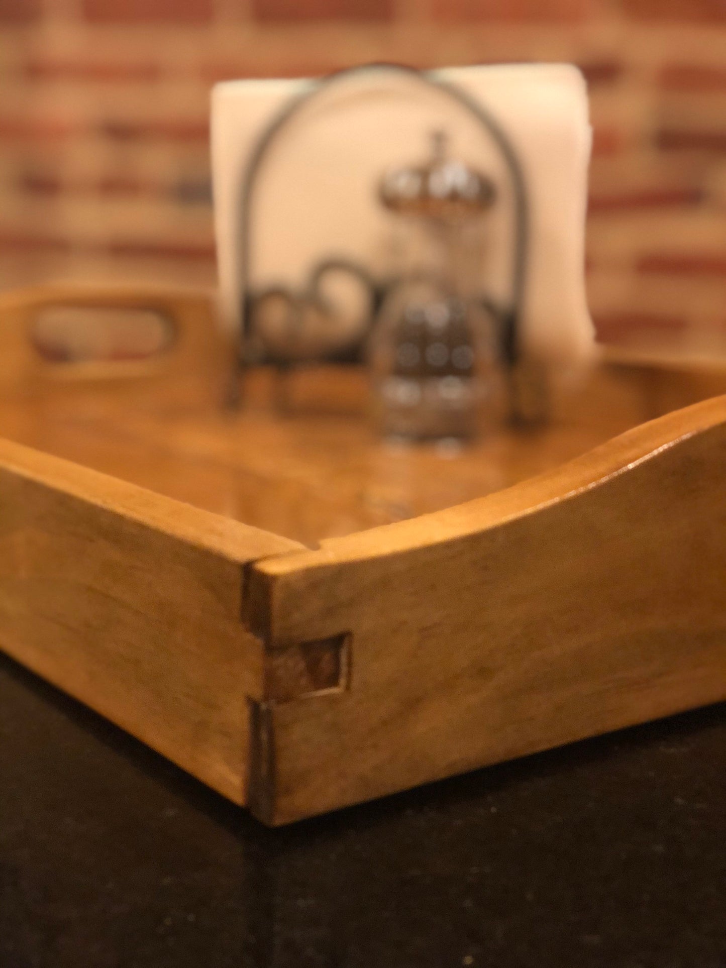 Personalized Wooden Serving Tray: Your Photo