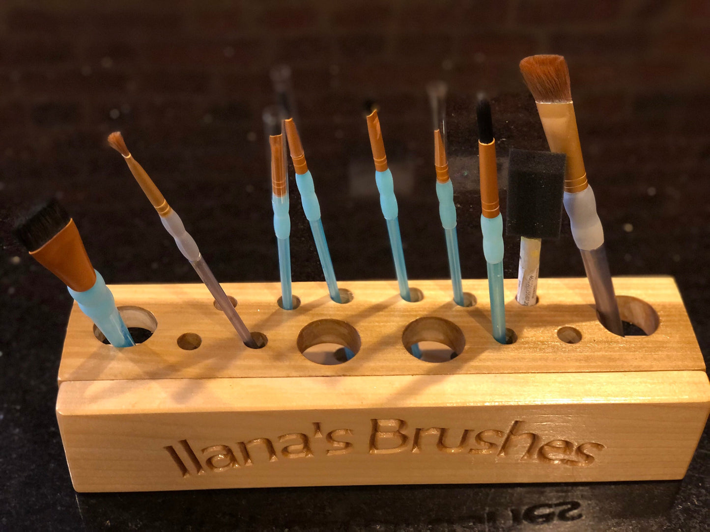 Personalized Brush Holder