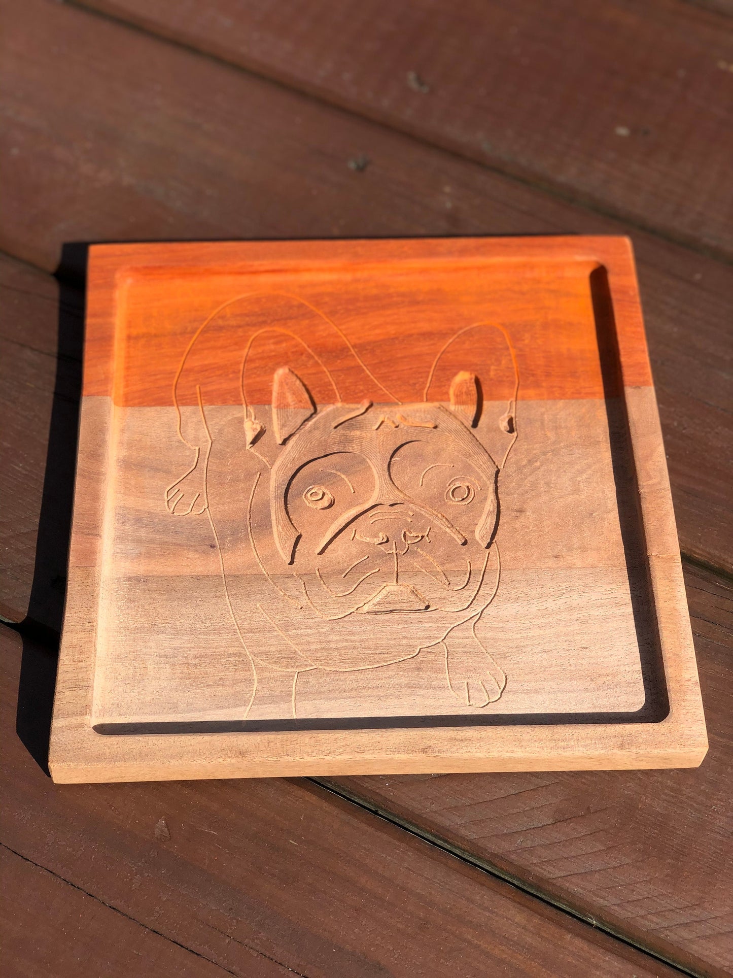 Personalized Wooden Serving Tray: Your Pet