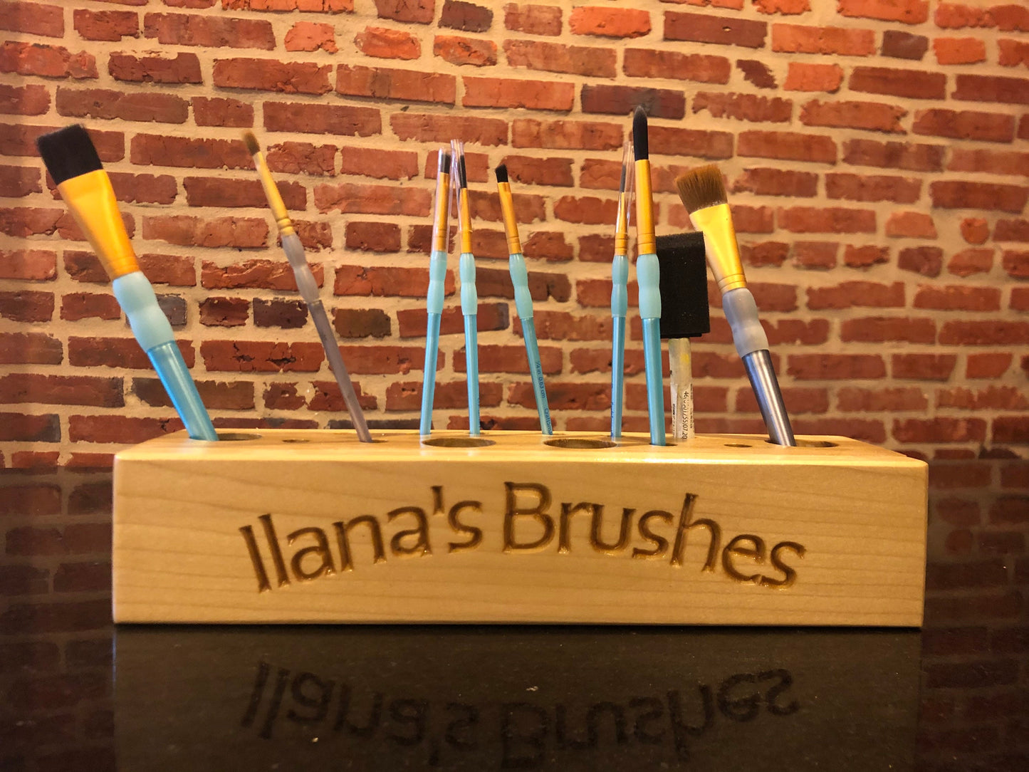 Personalized Brush Holder