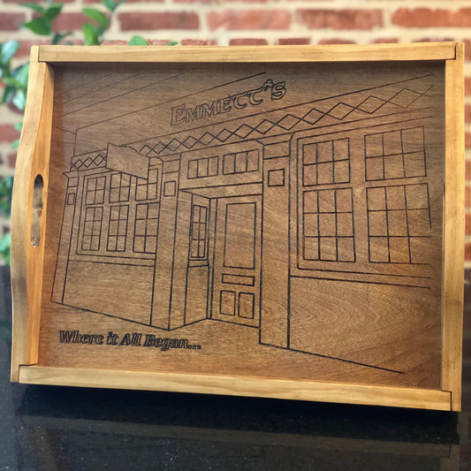 Personalized Wooden Serving Tray: Your Photo