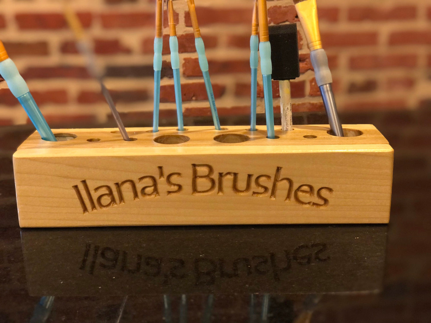 Personalized Brush Holder