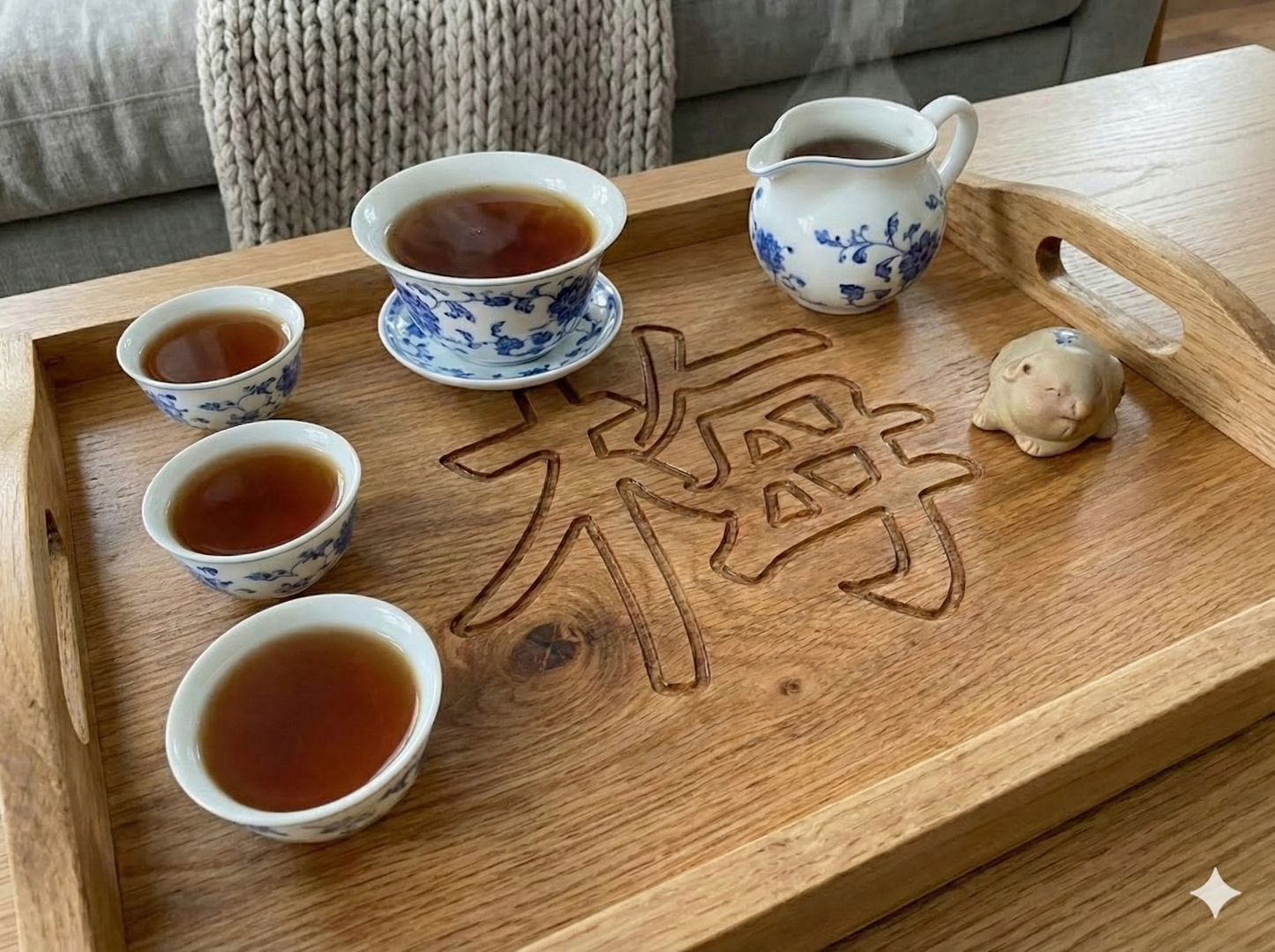 Personalized Wooden Serving Tray: Your Word