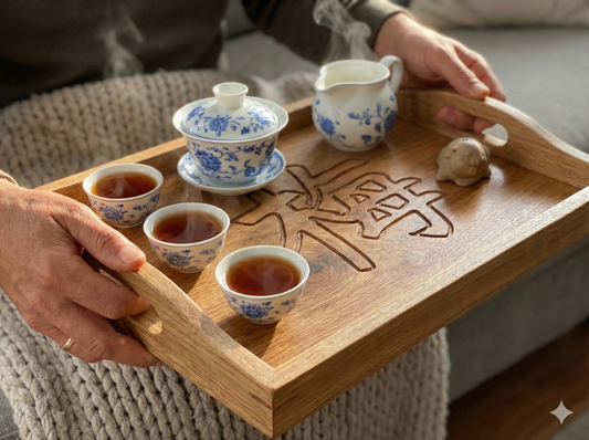 Personalized Wooden Serving Tray: Your Word