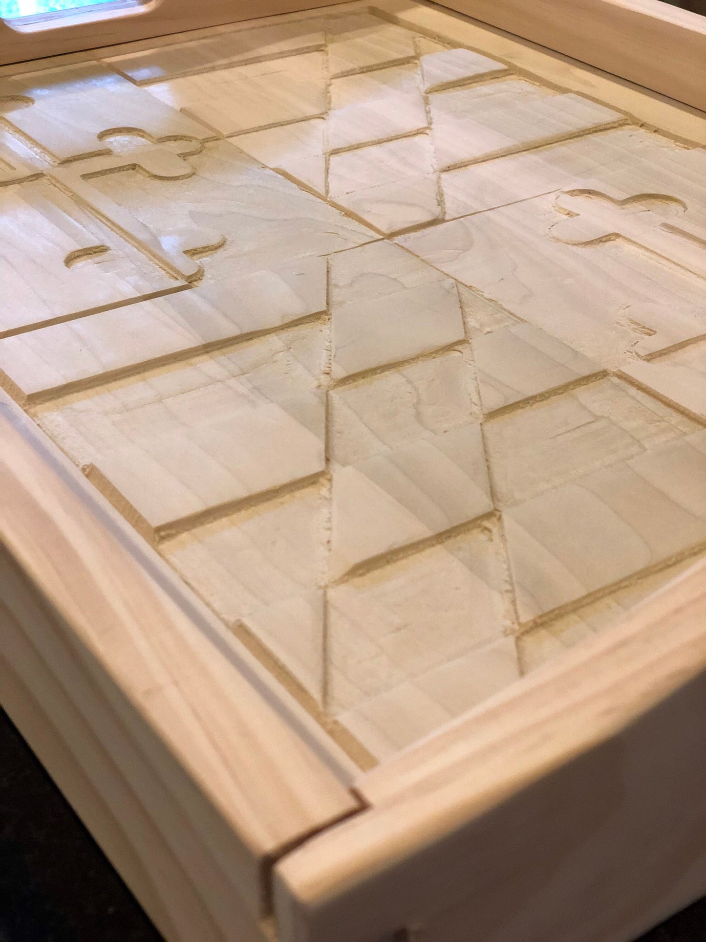 Personalized Wooden Serving Tray: Your Flag