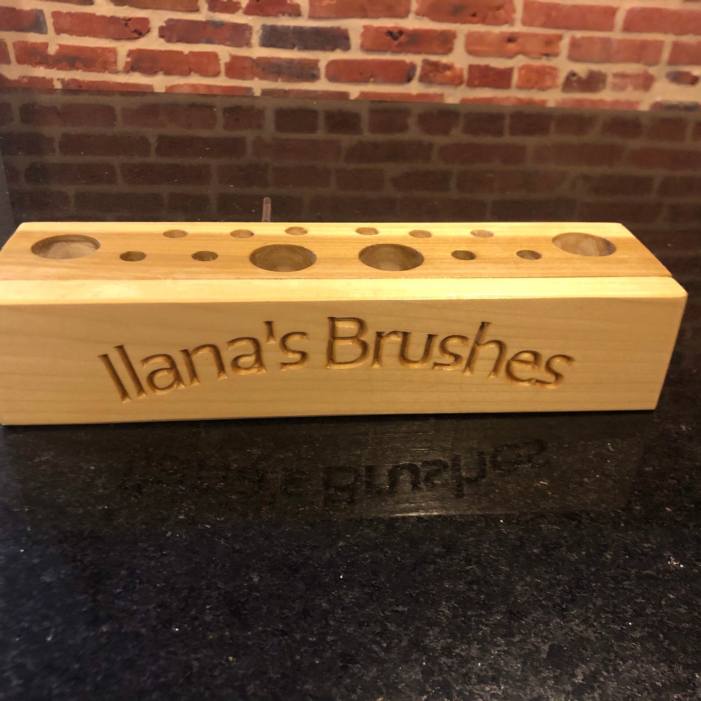 Personalized Brush Holder